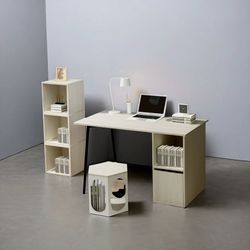 New Unfolded Standing Desk Corner Table