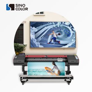 Manufacturer Direct Sale 1.8m Large Format Eco Solvent Printer Price with High Resolution for Flex Banner Vinyl Sticker Billboard