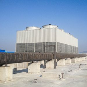 ISO9001 Square Open Counter Flow Water Cooling Tower, Affordable Stable Silent Long-Life Unit for Hospital Central HVAC