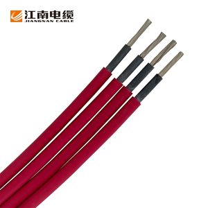Jiangnan Custom Cable Solar De 6 mm 10mm2 PV1-F1*4mm2 4 6 2.5 mm2 TUV PV Cable 2pfg 1169 PV1-F 1 X Solar Cable and Wire