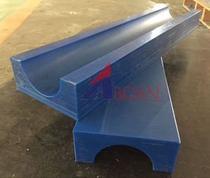 Straight UHMWPE Plastic Chain Guide Wear Strip Under De Watering Belt Filter Press Machine
