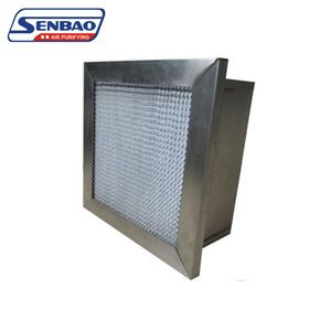 Box HEPA Filter with Aluminum Foil Separator and ISO9001 Approval