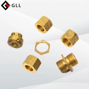 Gll Custom Brass CNC Turning Valve Parts – Precision Lathe Machining Services