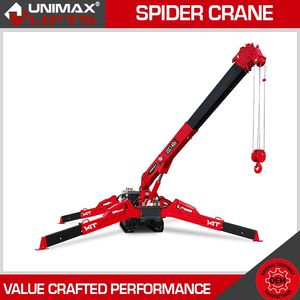 Maeda Mc174 Mc285 Mc305 Mc405 Spider Crane Mini Crawler Crane Spydercrane Tracked Crane Compact Crane Portable Mini Crane Mobile Rental Hire
