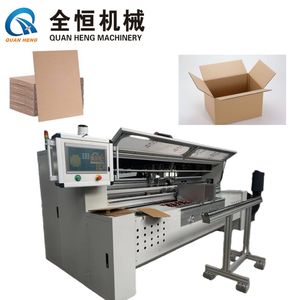 Qh-Pack Affordable Box Maker China Fully Automatic Corrugated Cardboard High-Speed Carton Packing Box Making Machine
