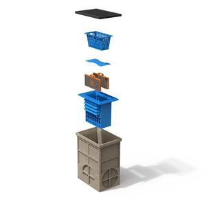 Multifunctional Stormwater Inlet with High Efficiency Purification Rainwater Inlets for Urban Roads