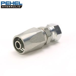 Jic Female 74 Degree Cone Seat Zinc Plated Hose Fitting