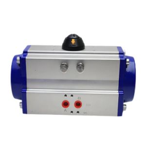 Aluminum Alloy 90 Degree Rotary Pneumatic Valve Actuator Spring Return Double Acting Pneumatic Rotary Actuator