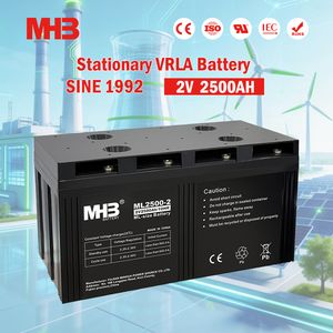 Mhb 2V 2500ah Rechargeable VRLA AGM Battery for Solar/Wind Power System