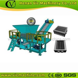 Industrial-Grade Dual Shaft Tire Shredder for Recycling Solutions