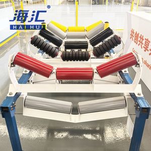 Durable Galvanized Steel Conveyor Idler Rollers for Industrial Use