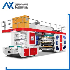 6 Color Ci Type Roll Paper Flexographic Printing Machine