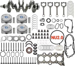 Kusima Hot Selling Auto Car Parts Repair Set Pistons Timing Chain Full Gasket for Hyundai Nu 2.0 2.0L OE 24321-2e010