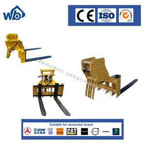 Excavator Attachment Construction Machinery Parts Lifting Fork for Excavator
