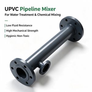 Industrial Gas-liquid UPVC Pipeline Static Mixer for Wastewater Treatment