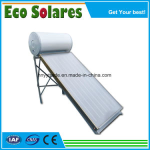 Compact Pressurized Flat Plate Solar Water Heater Stainless Steel Water Tank with Solar Vacuum Tubes Collector and All Kinds of Spare Parts