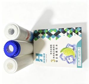 Safe and Healthy, Water Purifier 3-Stage 10-Inch Front Filter PP Cotton Activated Carbon Block