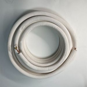 1/4 1/2 AC Copper Insulation Pipe Air Conditioner AC Line Set Aluminium Tube Connection Tube Copper Pipes Single Double Pipe