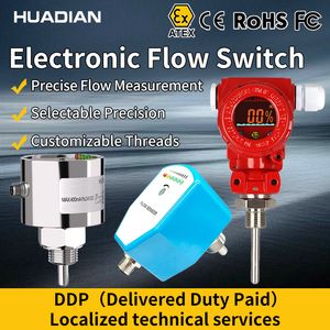 Gas Flow Sensor Flow Control Air Hydraulic Flow Switch Digital Water Flow Switch Hydronic Flow Switch