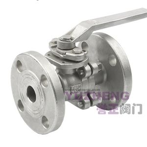 Heavy-Duty 2PC Flanged Ball Valve with Secure Locking Mechanism