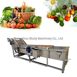 Industrial Air Bubble SUS304 Ozone Vegetable Washing Machine