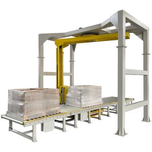 High-End Automatic Stretch Film Wrapper for Beverage Bottle Pallets