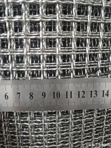 Stainless Steel 304 316 Crimped Woven Wire Mesh