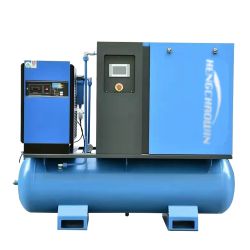 7.5kw 15kw 22kw Screw Air Compressor High Pressure Air Compressor Oilless Oil Free Air Compressor Compresor De Aire Rotary Screw Air Compressor