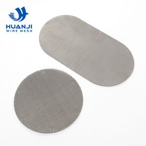 Round Shape Durable Ss 304 316L Stainless Steel Woven Metal Wire Mesh Filter Disc for Filtering and Sorting