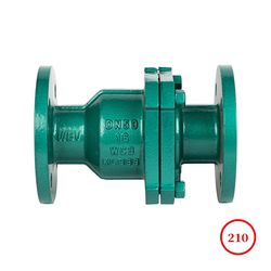 Acid-Alkali-Salt Resistant Industrial Valve PTFE-Lined Flange Check Valve
