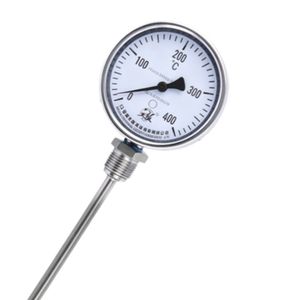 Accurate Radial Bimetal Thermometer for High Temperature Applications