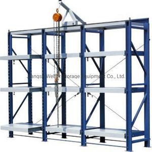 Heavy Duty Industrial High Quality Drawer Type Pull-out Shelves Mold Storage Rack