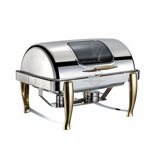 Hotel Restaurant Catering Serving Buffet Ware Oblong Chafing Dish
