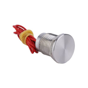 12mm 2A Momentary IP68 Touch Button Waterproof Metal Piezo Switch