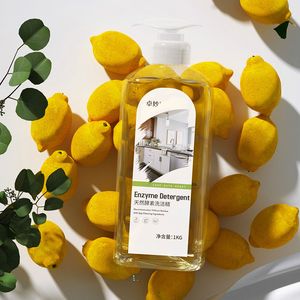 Eco Friendly Hand Dishwashing Liquid Soap with High Foam Lavender Fragrance