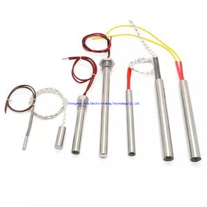 220V 800W Industrial Electric Cartridge Heater Single Head Electric Heating Tube Rod for Plastic Mold and 3D Printing