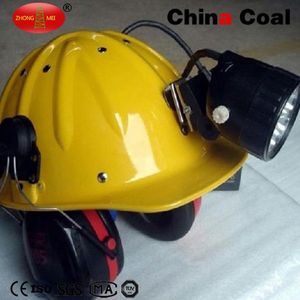 Coal Miner Hard Hat with Light Mine Underground Safety Mine's Headlamp Mine Explosion Cap Lamp Miner Cap Lamp