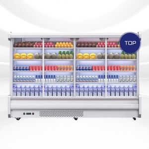 Commercial Beer Cabinet Refrigerator Drink Open Chiller Machine