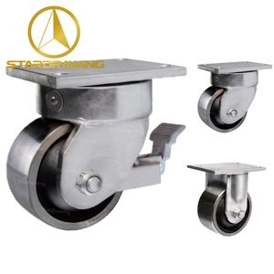 Stardrawing 6/8/10/12inch Industrial Forged Steel Wheel Forged Steel Heavy Duty Wheel Caster