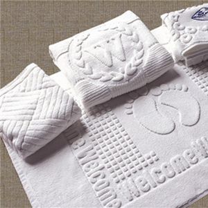 Cotton Washable Bathroom Mat for Hotel (JRD248)