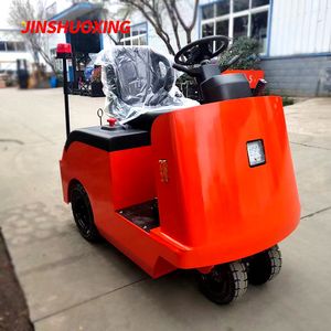 Sitting Type Electric Tow Tractor with 2000-5000kg Load Capacity for Warehouse Equipment Wood Factory