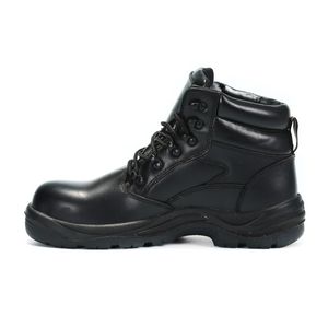 Industrial Protective Breathable Leather Steel Toe Working Safety Work Boots for Man