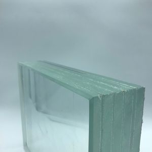 Bullet Resistant Glass 18-28mm Laminated Bulletproof Glass for Security / Building / Bank