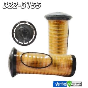 Excavator and Truck Oil Filter Fuel Filter Element Part 322-3155 Eo-55010 Wou104516 322-3154 346-3229 354-5833 So10112 So97032 So970321 Cmo7243