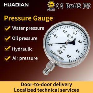 Pressure Gauge Air Pressure Pressure Meter Heating Oil Gauge for Tanks 4 Pressure Gauge