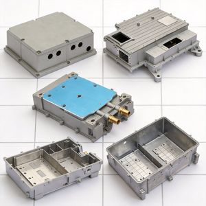 OEM Factory Direct Pricing High-Strength Aluminum Die Casting for E-Motor Inverter Housing
