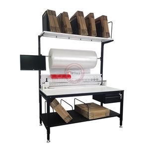 Height Adjustable Factory Packing Table for Production Line