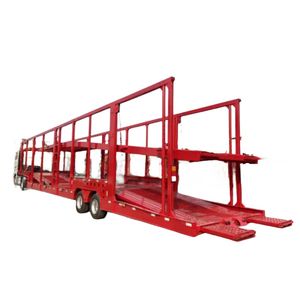 2 Axles Car Carrier Trailer 8 Cars Transport Semi Trailer for Russia