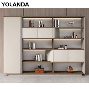 Yolanda Office Furniture High End Modern MDF Solid Wood Office Storage File Cabinet