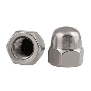 304 316 Stainless Steel / Grade 8.8 Carbon Steel / Brass Cap Nut DIN1587